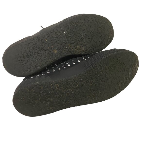 Superga x 10 Corso Como S009J40 Canvas Contrasting Circle Print Black 39 EU - Picture 10 of 11